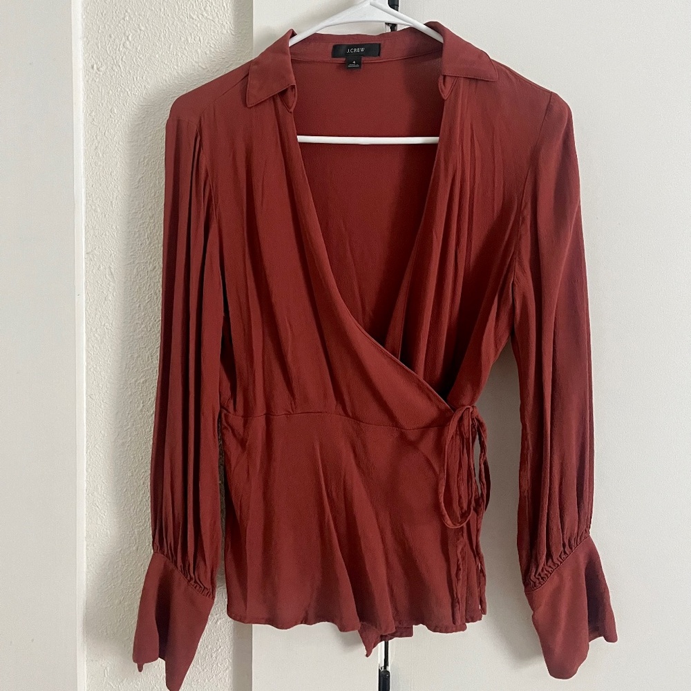 JCrew Wrap Top